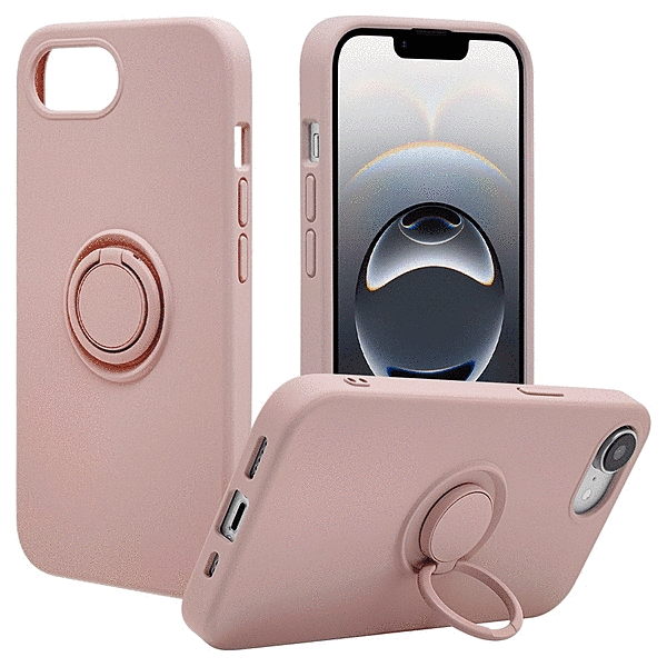 TPUリングケース スモーキーピンク