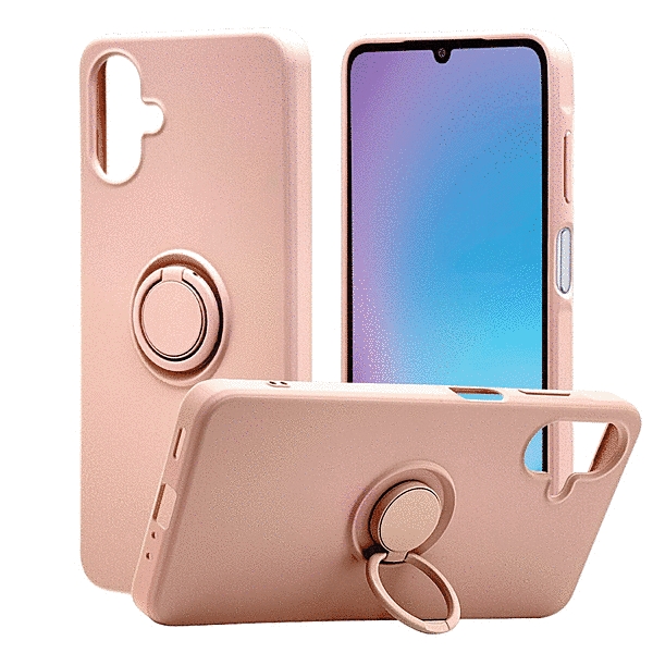 TPUリングケース スモーキーピンク