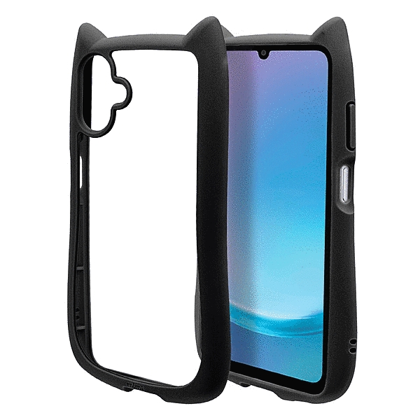 mimi 猫耳ハイブリッドケース TPU/PC MIL規格準拠 ブラック