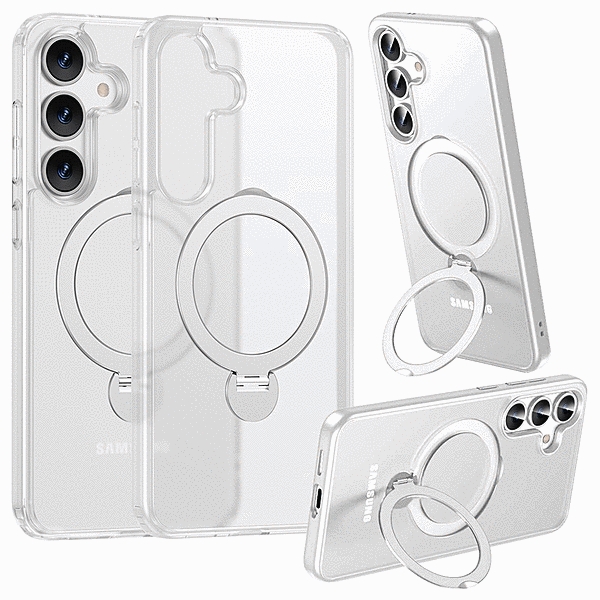 ZEROSAFE Shaft ワイヤレス充電対応 360°回転スタンドケース フロストホワイト