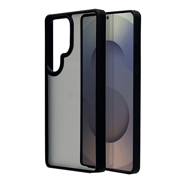 ハイブリッドケース TPU/PC ブラック/フロストブラック