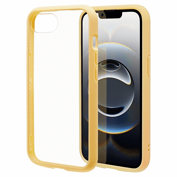 FLEXGUARD ハイブリッドケース TPU/PC イエロー/クリア