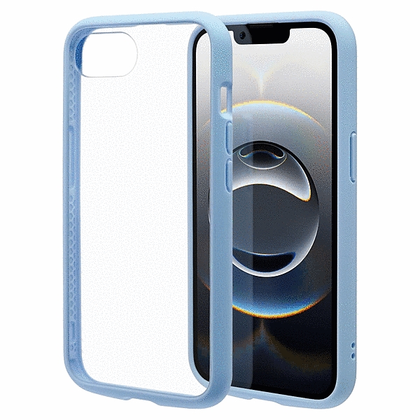 FLEXGUARD ハイブリッドケース TPU/PC ブルー/クリア