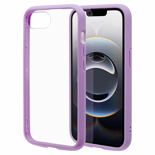 FLEXGUARD ハイブリッドケース TPU/PC パープル/クリア