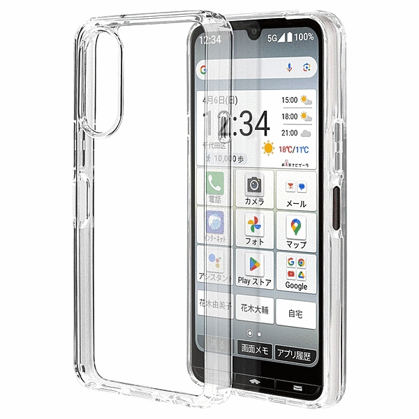 ハイブリッドケース TPU/PC クリア