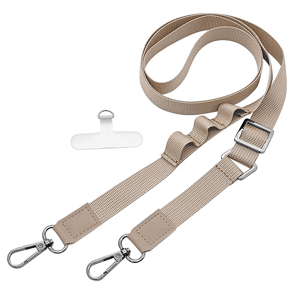 平紐ショルダーストラップ ストラップホルダーシートセット ベージュ