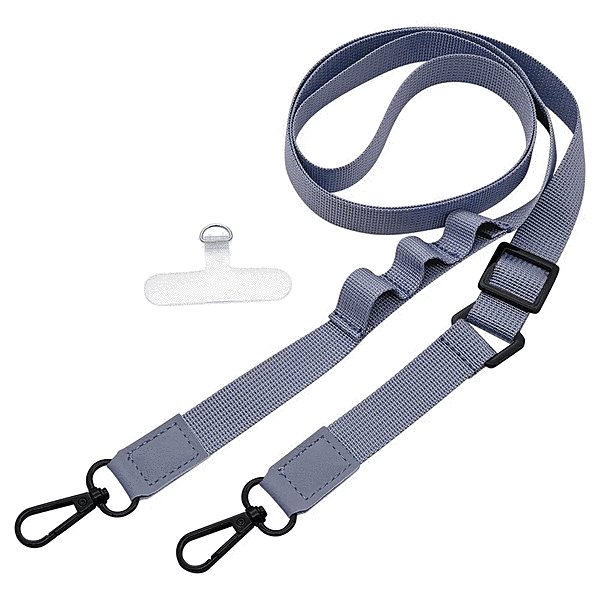 平紐ショルダーストラップ ストラップホルダーシートセット ブルーラベンダー