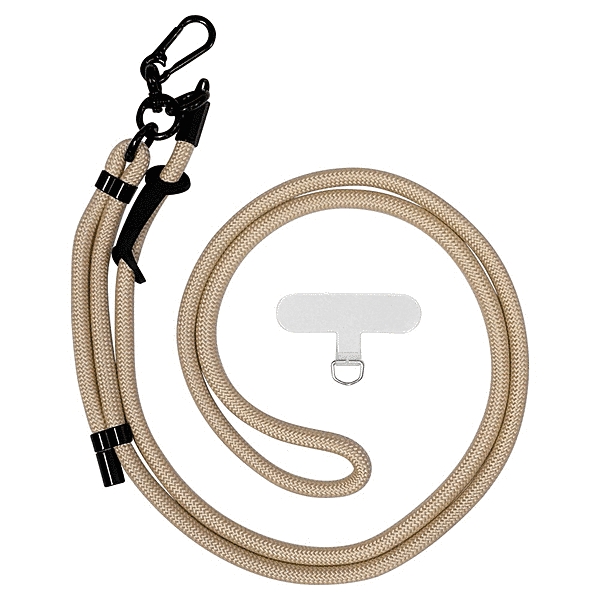 丸紐ショルダーストラップ ストラップホルダーシートセット ベージュ