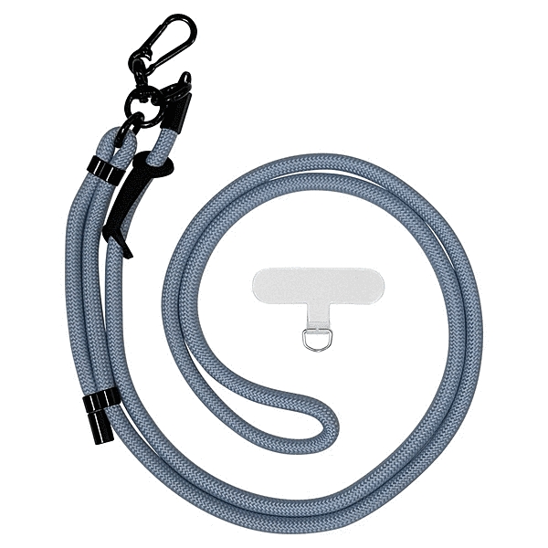 丸紐ショルダーストラップ ストラップホルダーシートセット ブルーグレー