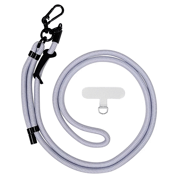 丸紐ショルダーストラップ ストラップホルダーシートセット ライトパープル