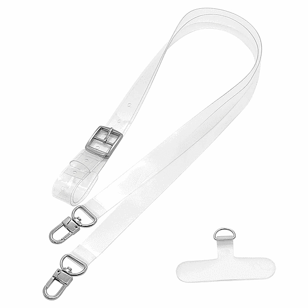 透明ショルダーストラップ ストラップホルダーシートセット クリア
