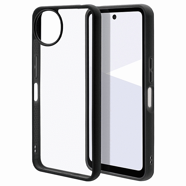 FLEXGUARD ハイブリッドケース TPU/PC ブラック/クリア