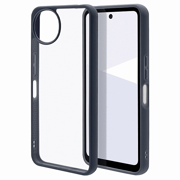 FLEXGUARD ハイブリッドケース TPU/PC ネイビー/クリア