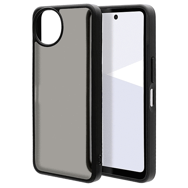 ハイブリッドケース TPU/PC ブラック/フロストブラック