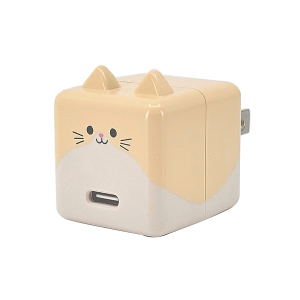 モバにゃー ちびーず AC充電器Type-C 5V/1.5A アルト