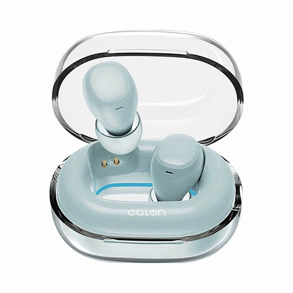 calon BT5.4 完全ワイヤレスイヤホンマイク AAC対応 スモーキーブルー