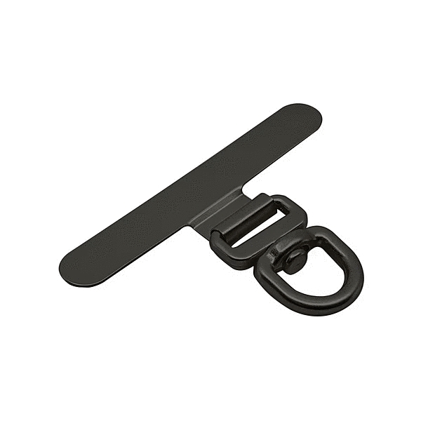 Burali ストラップホルダーシート ステンレス 360°回転 ブラック