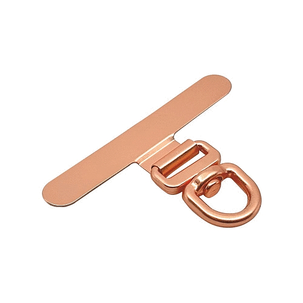 Burali ストラップホルダーシート ステンレス 360°回転 ピンクゴールド