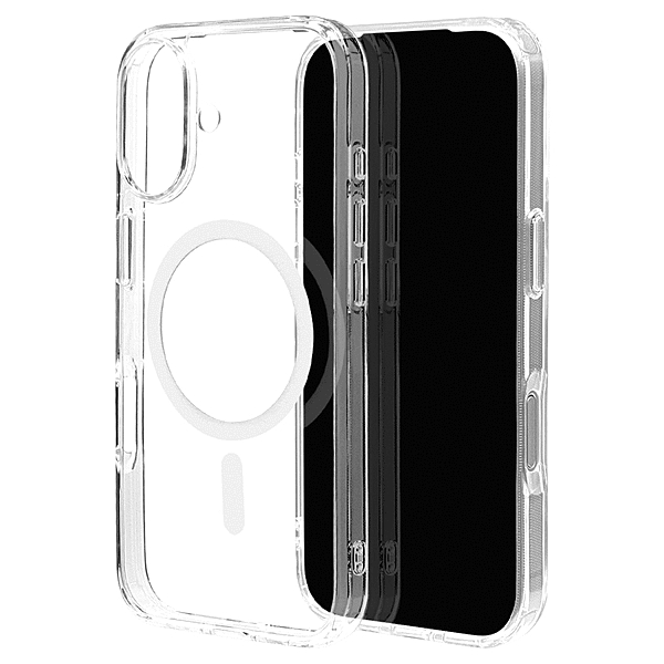 RHINOX ハイブリッドケース TPU/アクリル 5H 衝撃吸収 MIL規格準拠 Magsafe対応 クリア