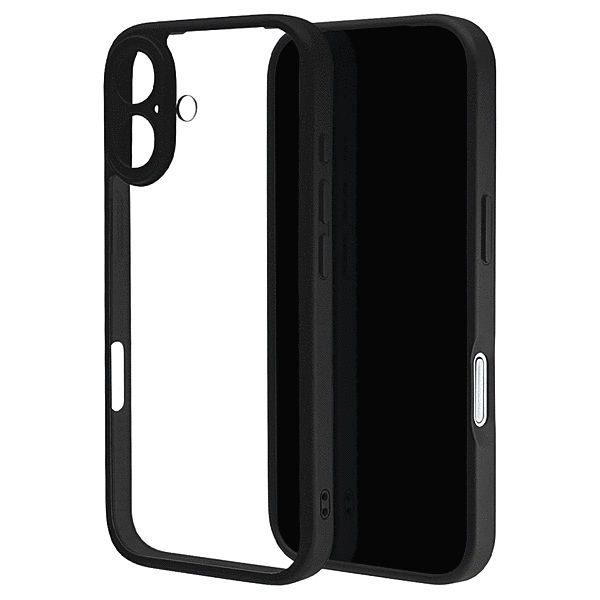 RHINOX 極限保護 ハイブリッドケース TPU/アクリル 5H 衝撃吸収 MIL規格準拠 ブラック/クリア