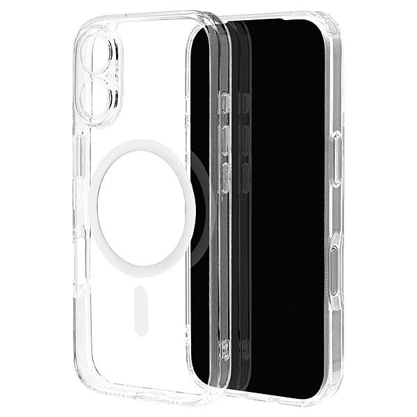 RHINOX 極限保護 ハイブリッドケース TPU/アクリル 5H 衝撃吸収 MIL規格準拠 磁力充電対応 クリア