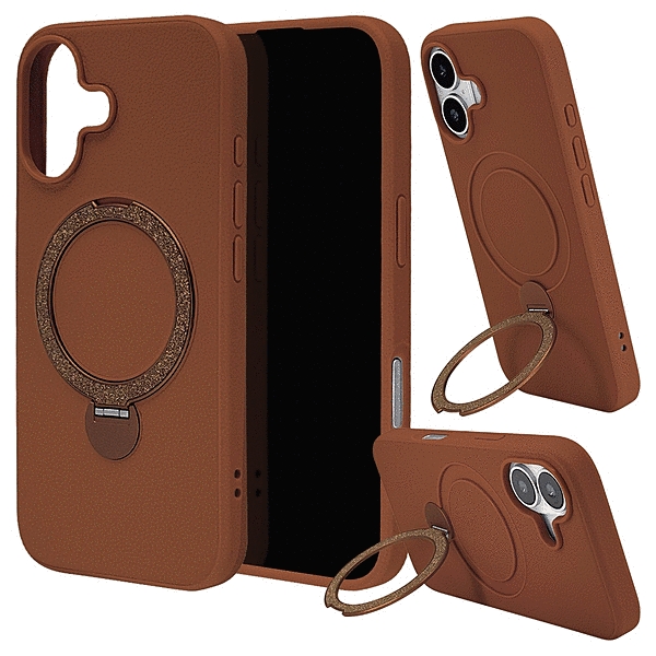 ZEROSAFE PU 回転スタンド 磁力充電対応 ブラウン