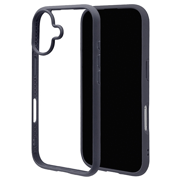 FLEXGUARD ハイブリッドケース TPU/PC ネイビー/クリア