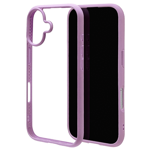 FLEXGUARD ハイブリッドケース TPU/PC パープル/クリア