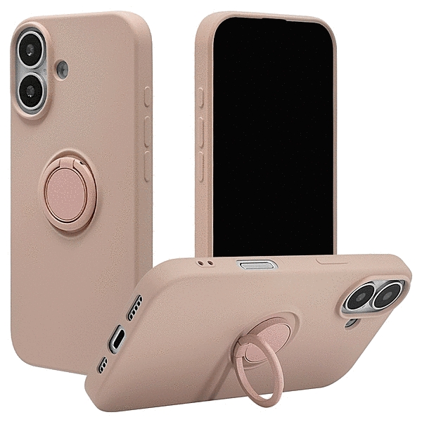 TPUリングケース スモーキーピンク