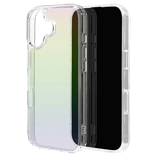 KAZARITAI ハイブリッドケース オーロラ クリア