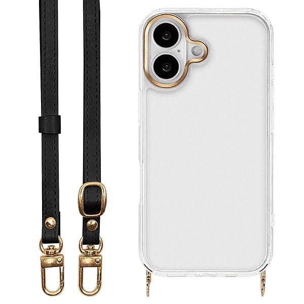 iLBe ショルダーストラップ付きハイブリッドケース ブラック