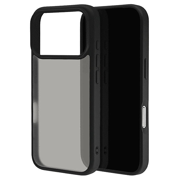 RHINOX ハイブリッドケース TPU/アクリル 2H 衝撃吸収 MIL規格準拠 ブラック/フロストブラック