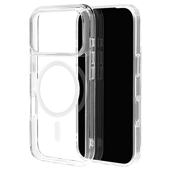 RHINOX ハイブリッドケース TPU/アクリル 5H 衝撃吸収 MIL規格準拠 Magsafe対応 クリア