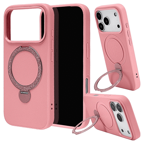 ZEROSAFE PU 回転スタンド 磁力充電対応 ピンク