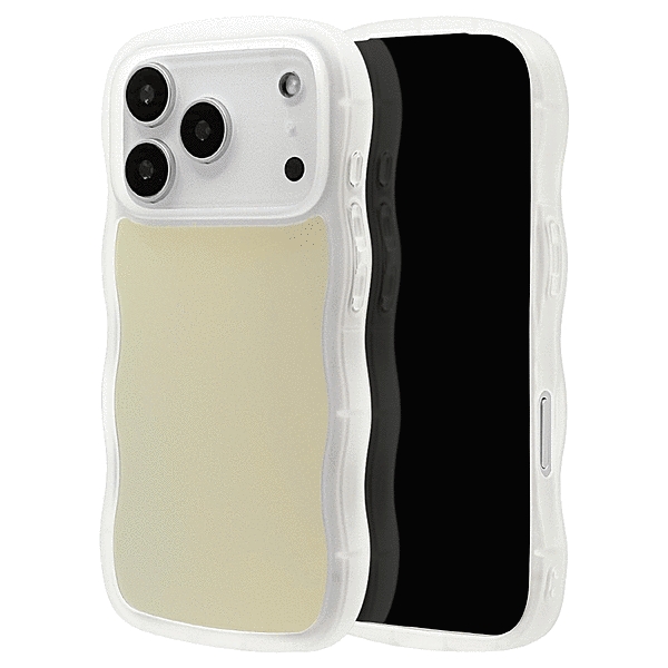 my.DECOR wave ハイブリッドケース ホログラム クリア