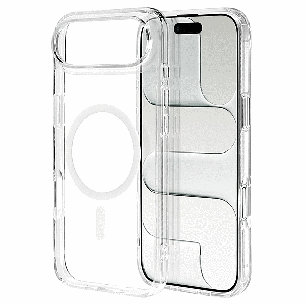 RHINOX ハイブリッドケース TPU/アクリル 5H 衝撃吸収 MIL規格準拠 Magsafe対応 クリア