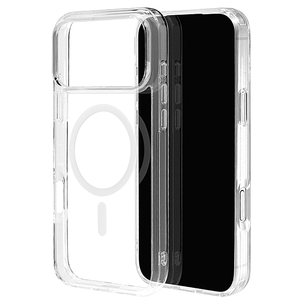 RHINOX ハイブリッドケース TPU/アクリル 5H 衝撃吸収 MIL規格準拠 Magsafe対応 クリア