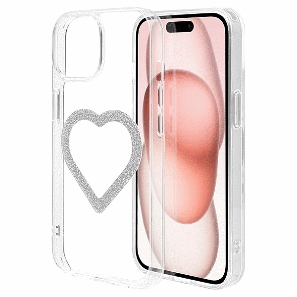 Mignu TPU/PC ラメシルバー クリア