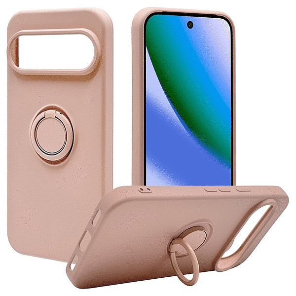 TPUリングケース スモーキーピンク