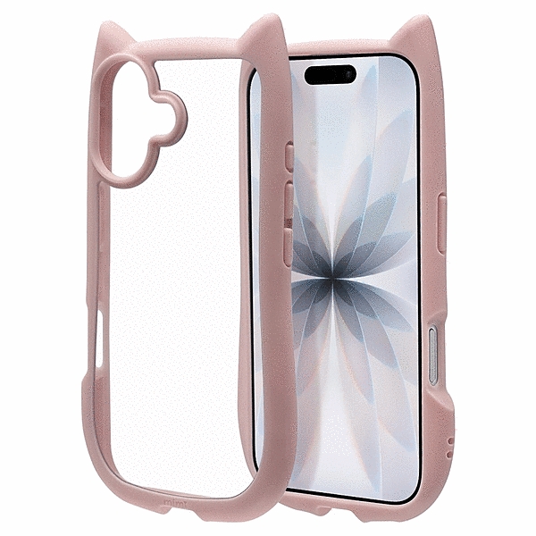 mimi 猫耳ハイブリッドケース TPU/PC MIL規格準拠 ラベンダー