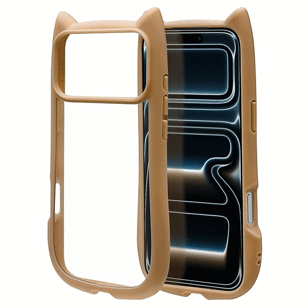 mimi 猫耳ハイブリッドケース TPU/PC MIL規格準拠 トープ