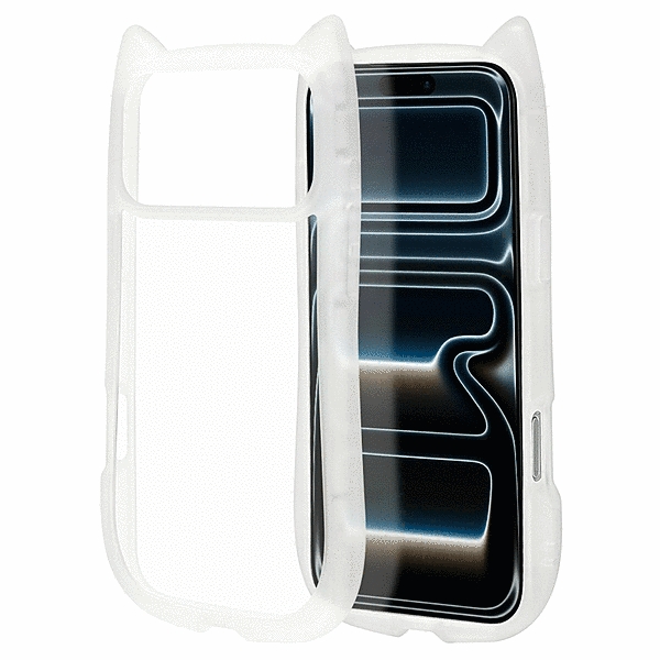 mimi 猫耳ハイブリッドケース TPU/PC MIL規格準拠 クリア