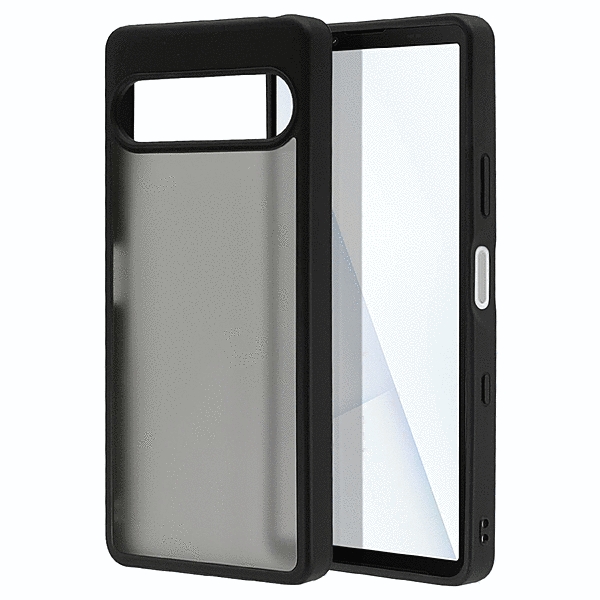 ハイブリッドケース TPU/PC ブラック/フロストブラック