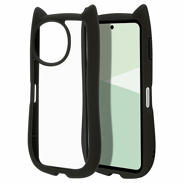 mimi 猫耳ケース TPU/PC ブラック