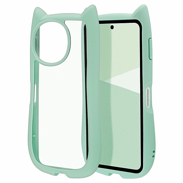 mimi 猫耳ケース TPU/PC ミント
