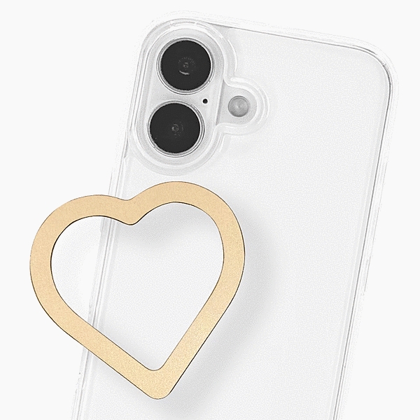 マグネットメタルリング Mignu Magsafe対応 位置合わせ治具付き ゴールド