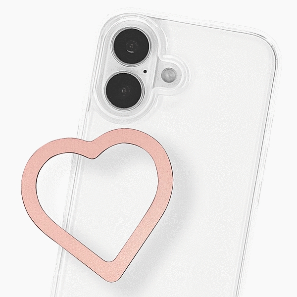 マグネットメタルリング Mignu Magsafe対応 位置合わせ治具付き ピンクゴールド