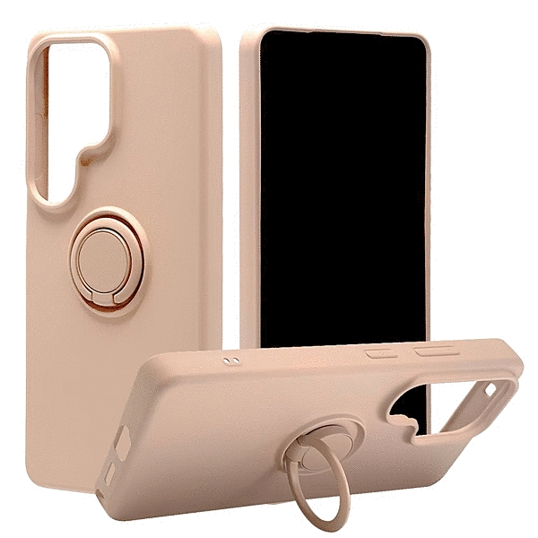 TPUリングケース スモーキーピンク
