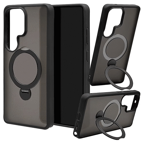 ZEROSAFE 極 回転スタンド 磁力充電対応 フロストブラック