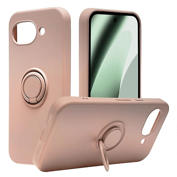 TPUリングケース スモーキーピンク